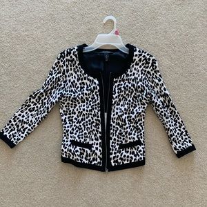 WHBM Zippered Sweater/jacket